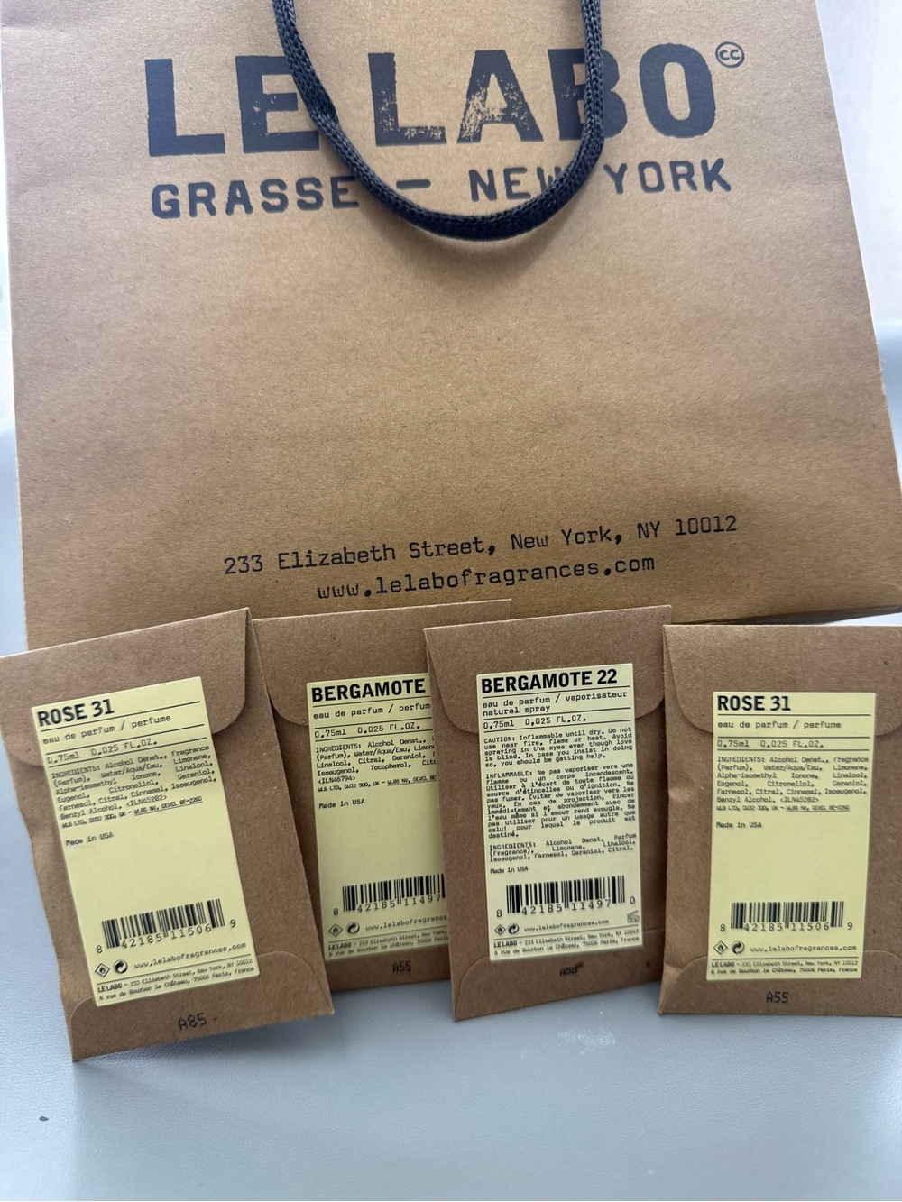 Le Labo Set — Brown Kraft bag